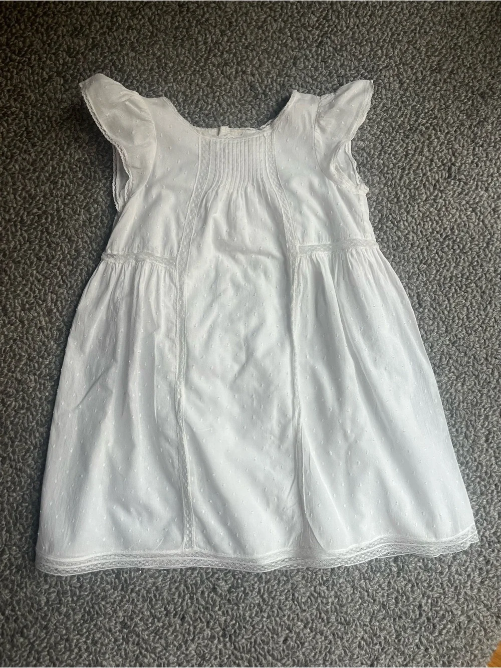 Bonpoint Girls' White Eyelet Dress - Classic Summer Top